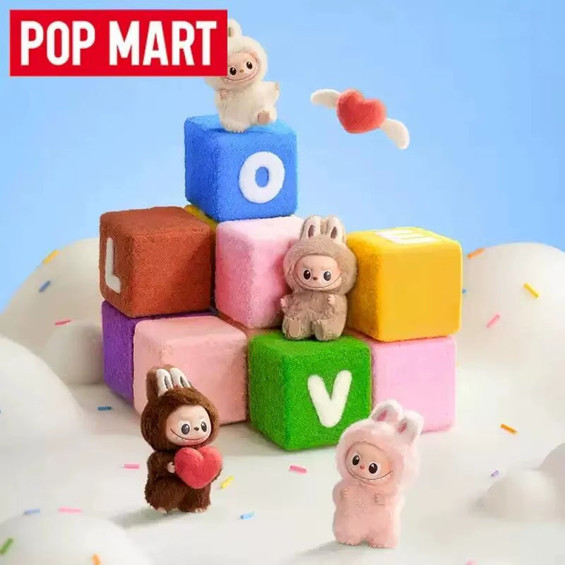 POP MART Labubu the Monsters Pin for Love Series Blind Box Guess Bag Mystery Box Toy Doll Anime Figure Ornaments Gift Collection