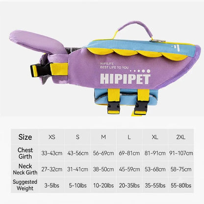 Dog Life Jacket with Rescue Handle 