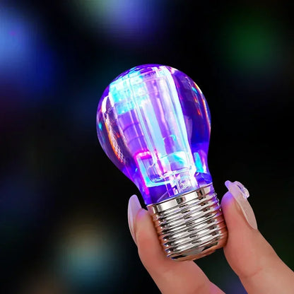 New Green Flame Transparent Body Electric Butane Gas Lighter with Colorful Lights Windproof Jet Torch Lighter Cool Lighter Gift
