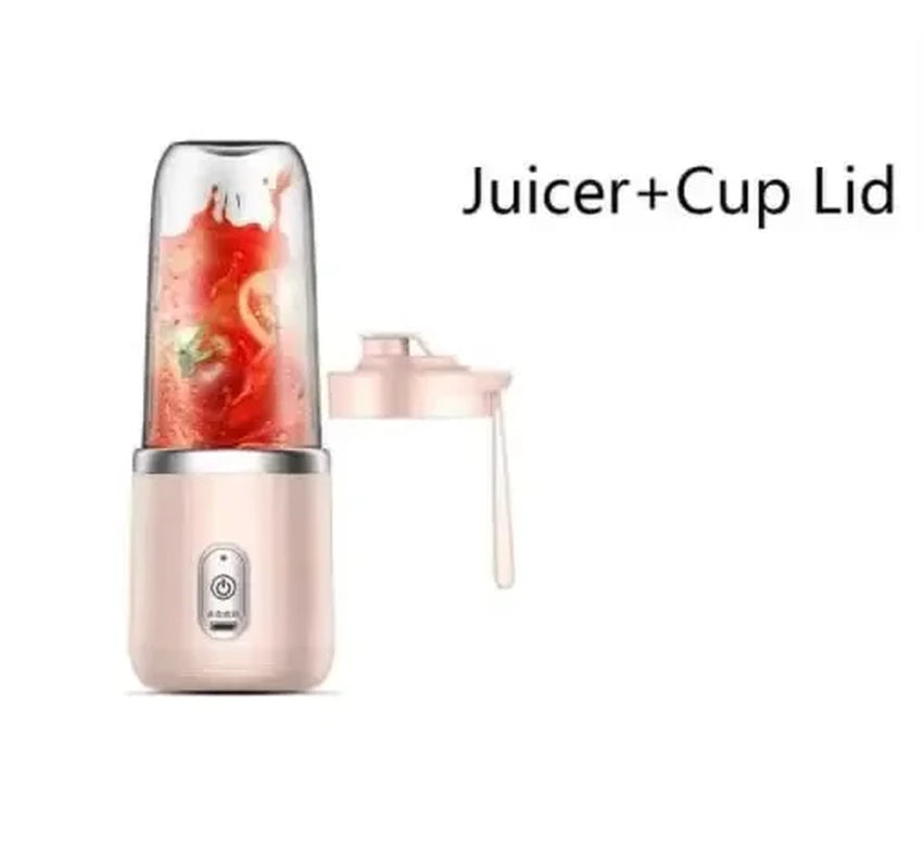 Portable Electric 400ml 6 Blades Juice Blender For Fresh Juice Smoothie