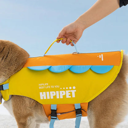 Dog Life Jacket with Rescue Handle 
