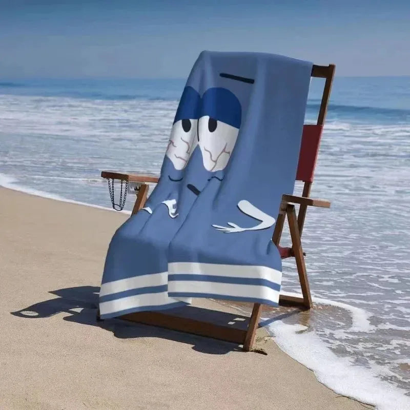 South Park Towelie Bath Towel | Swimming Pool Travel Accessories for the Pool, Beach | Ultra Super Soft Cotton, Quick Dry Absorption 