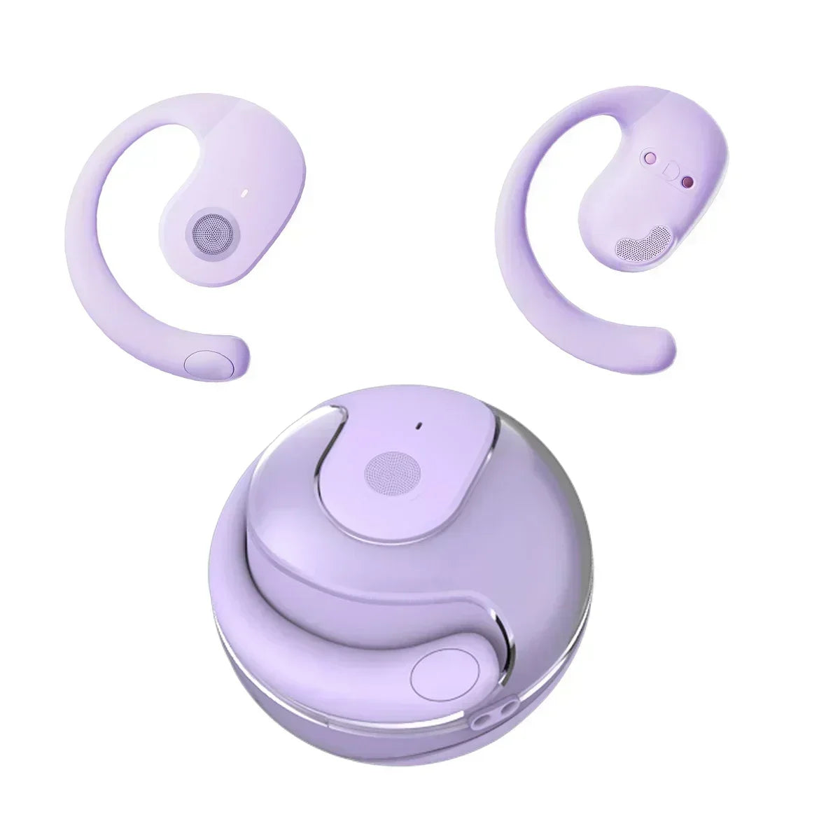 Wireless Bluetooth 5.3 HD Voice Call Earphones Noise Reduction Headphones Portable Earbuds with Mic for All Smartphones