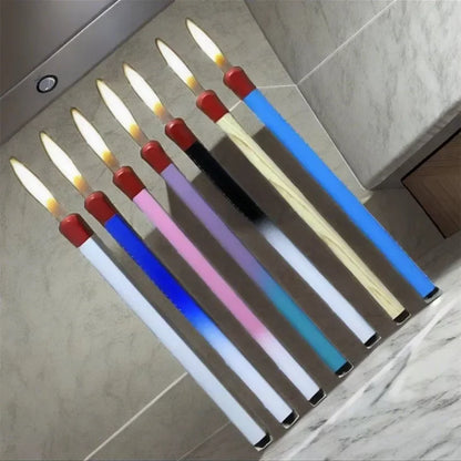 Gradient Ultra Long Luminous Match Lighter Butane Torch Inflatable Home Aromatherapy Kitchen Tool Gift - New Design