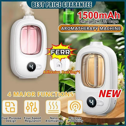Automatic Aromatherapy Diffuser and Air Freshener - Rechargeable Humidifier for Home Use