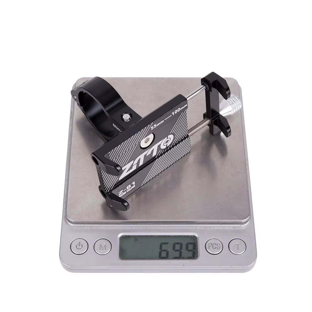 Universal Bicycle Phone Holder - Durable Metal Mount for MTB, Road Bikes, and Motorcycles