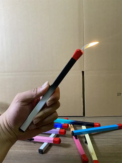 Gradient Ultra Long Luminous Match Lighter Butane Torch Inflatable Home Aromatherapy Kitchen Tool Gift - New Design