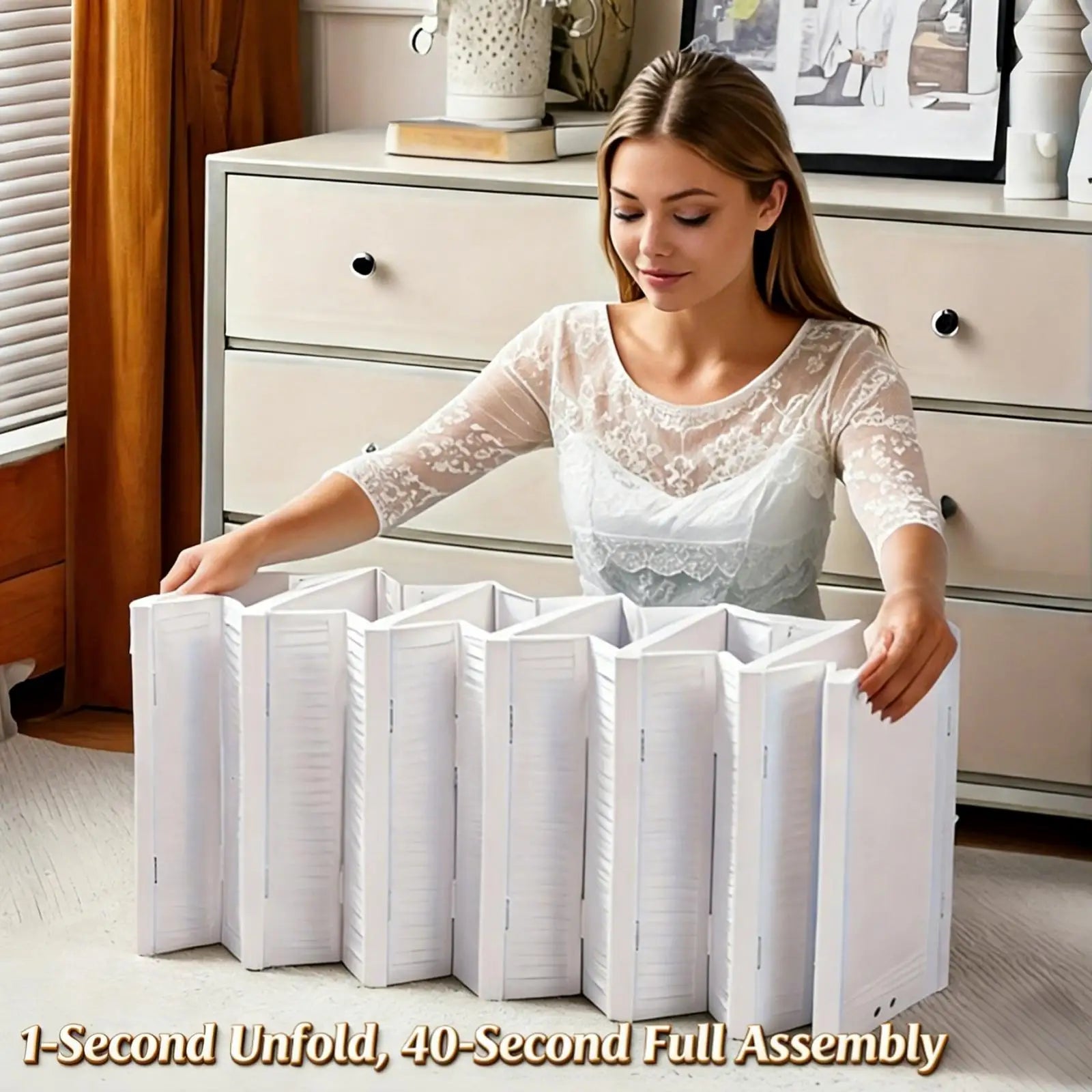 Foldable Clear Shoe Storage Organizer - Stackable Dustproof Sneaker Box Rack for Closet, Dorm, and Apartment